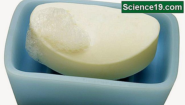 Seife ist das Ergebnis der Hydrolyse zwischen einem Fett und einer Base.
